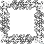 arabesco Páginas Para Colorear Para Imprimir